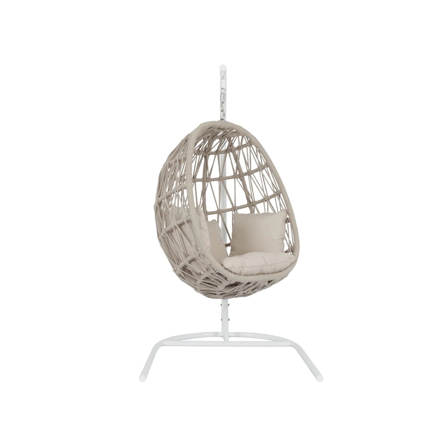 Luna Hanging Chair with Stand and Cushions