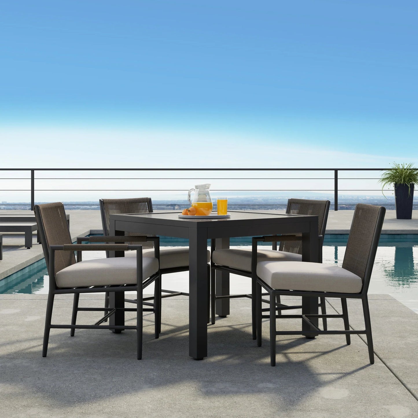 Corfu Dining Arm Chair with Cushion