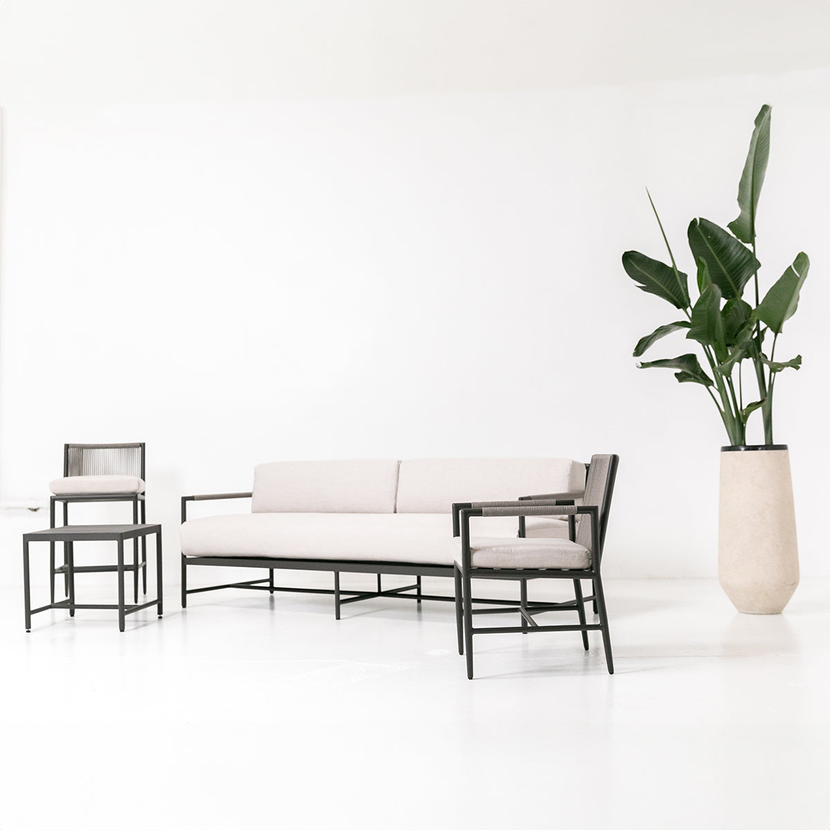 Corfu Bar Stool with Cushion
