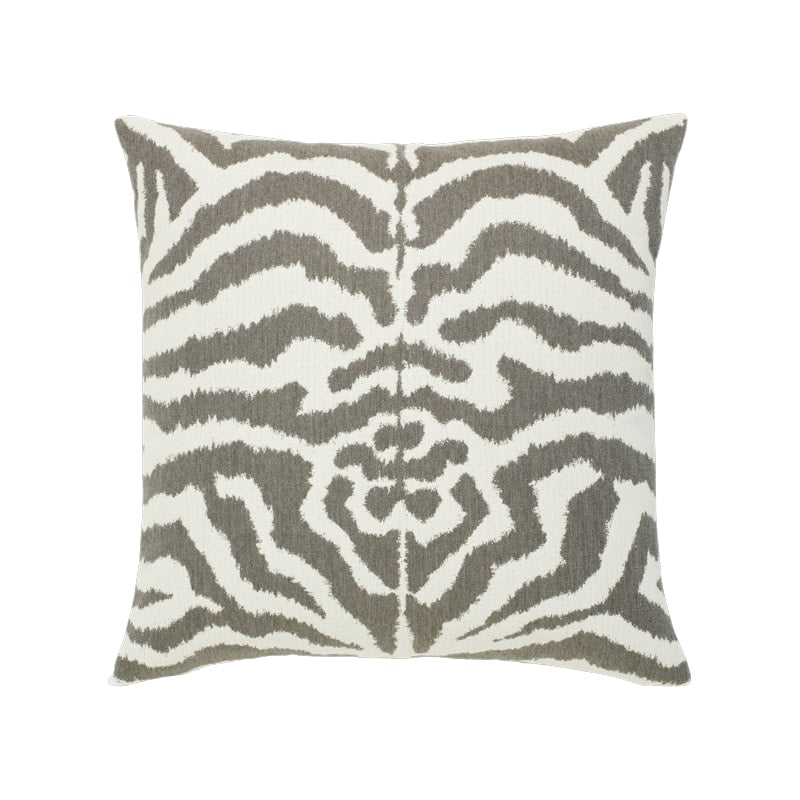Elaine Smith Zebra Gray Square Pillow