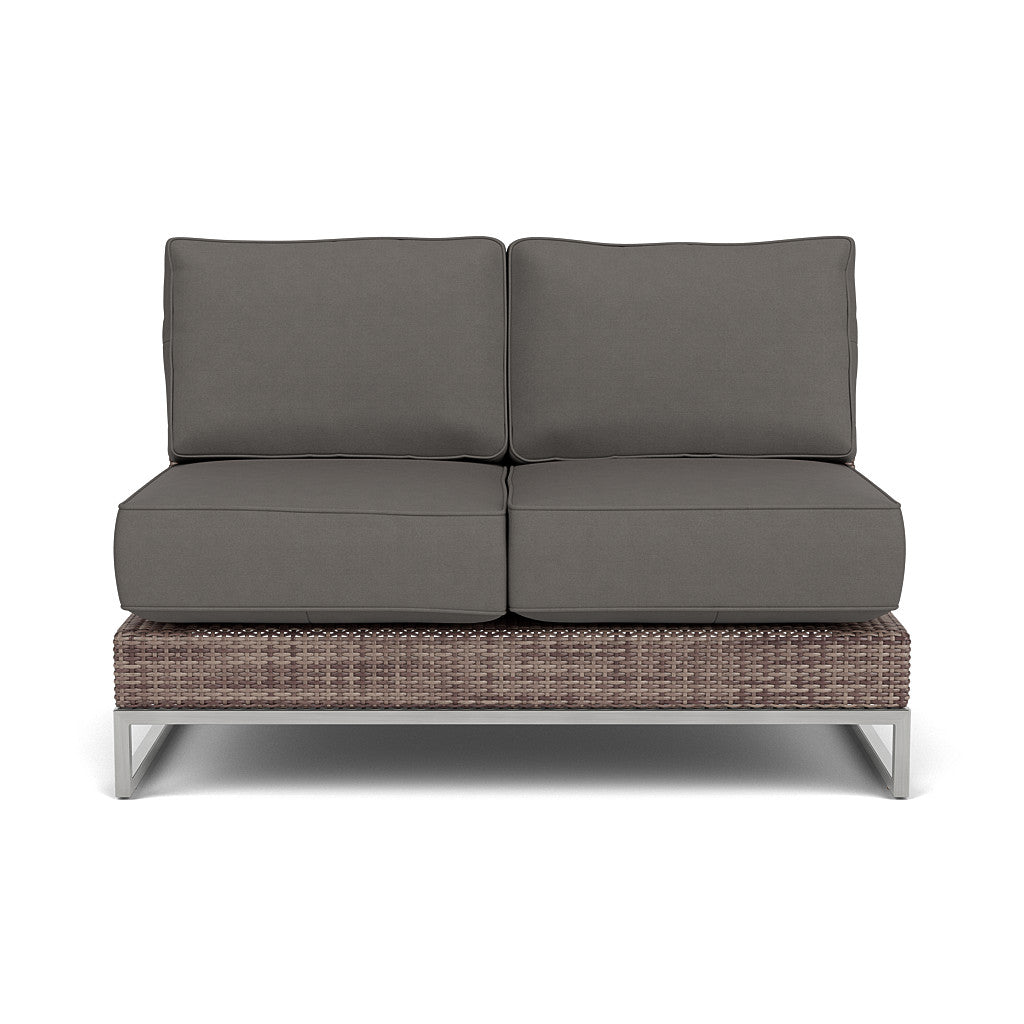 Palms Armless Loveseat with Cushion