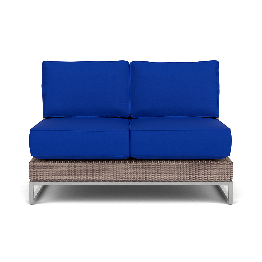 Palms Armless Loveseat with Cushion