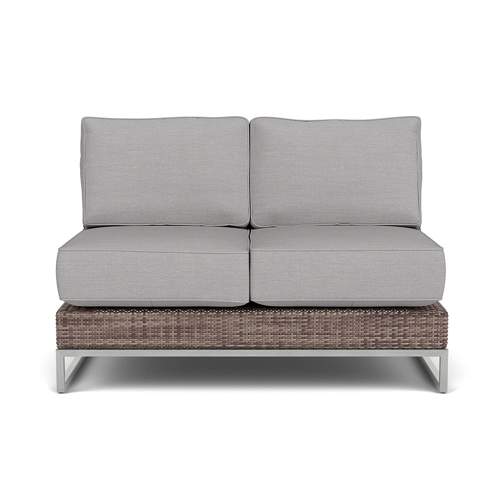 Palms Armless Loveseat with Cushion