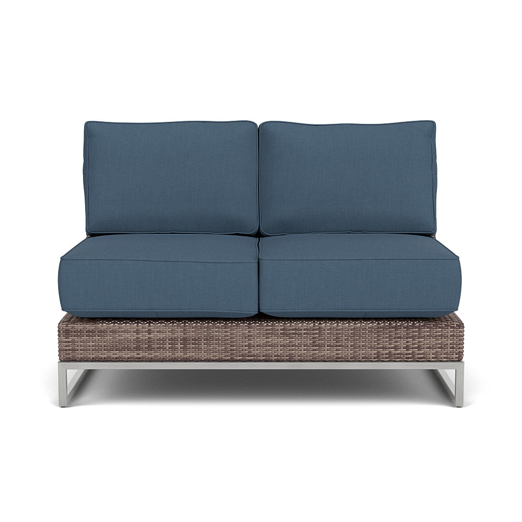 Palms Armless Loveseat with Cushion