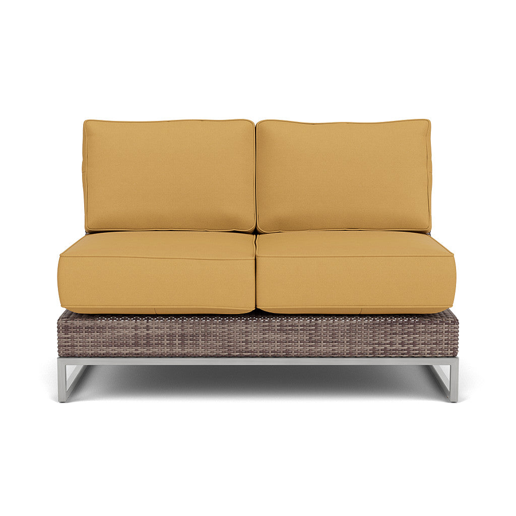 Palms Armless Loveseat with Cushion