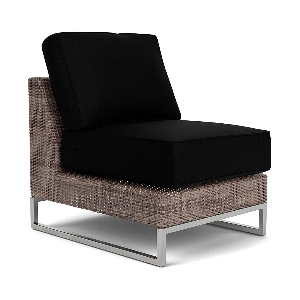 Palms Sectional Armless Chair Cushion Set