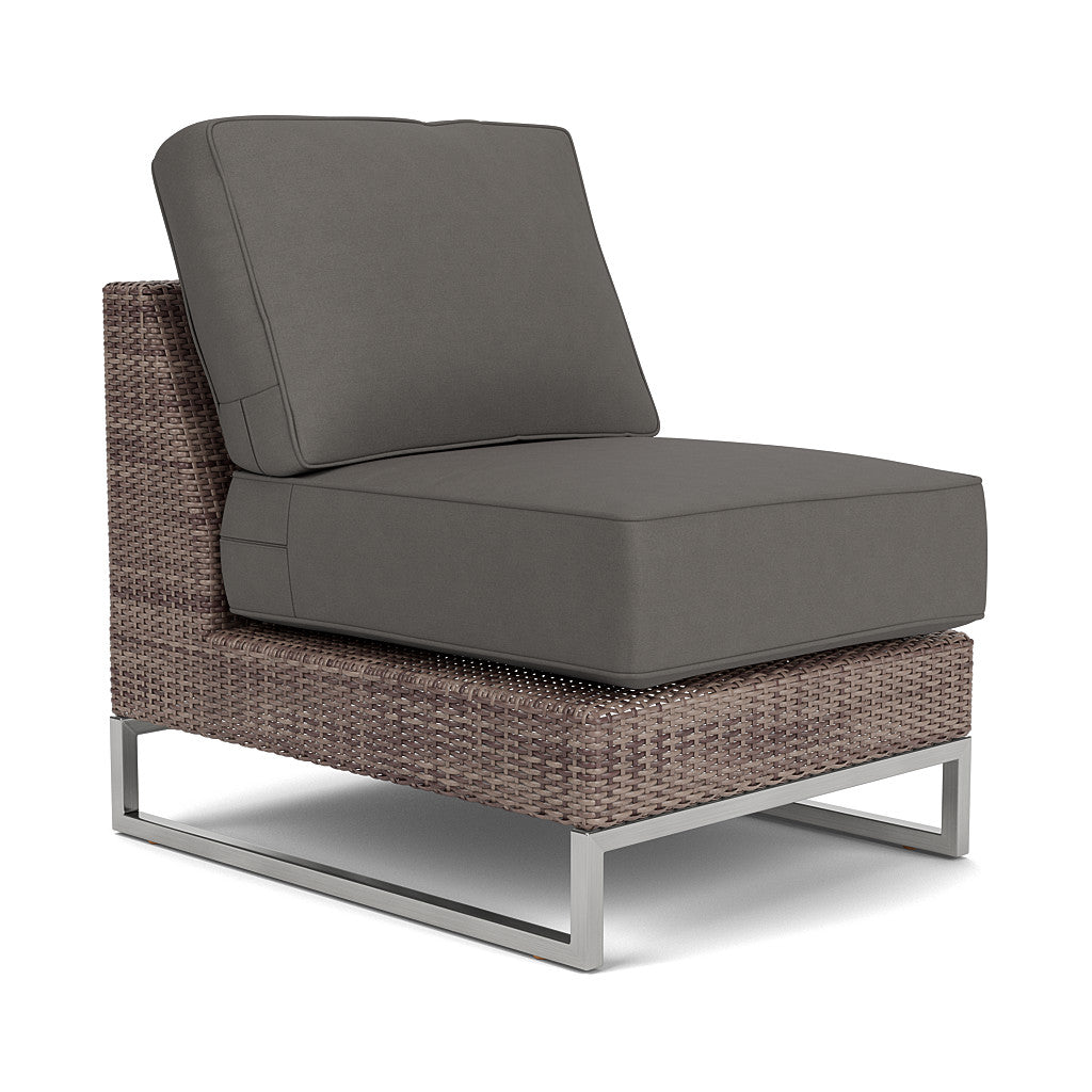 Palms Sectional Armless Chair Cushion Set