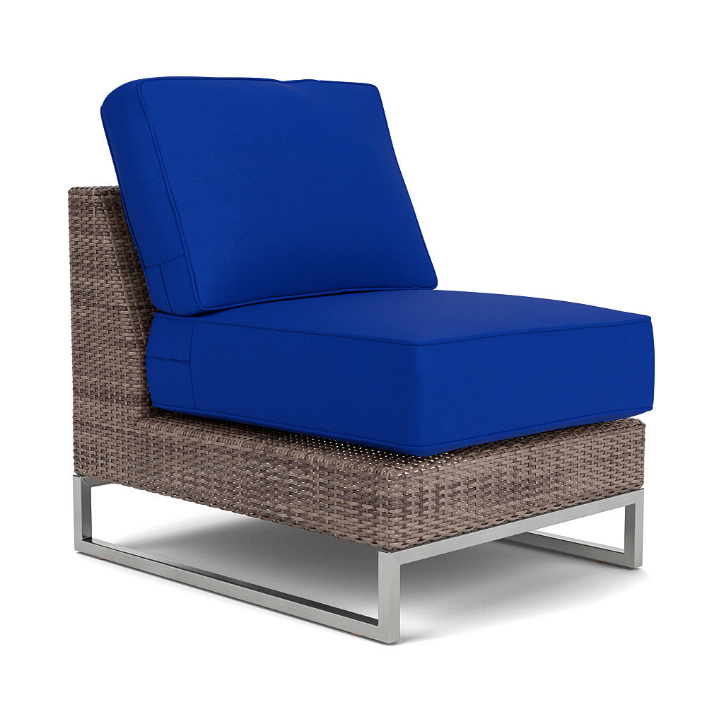 Palms Sectional Armless Chair Cushion Set