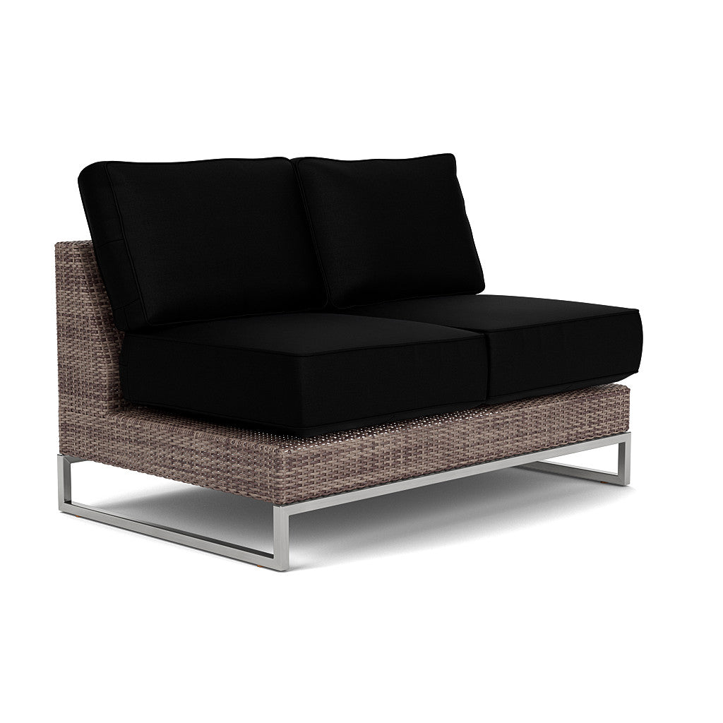 Palms Armless Loveseat Cushion Set