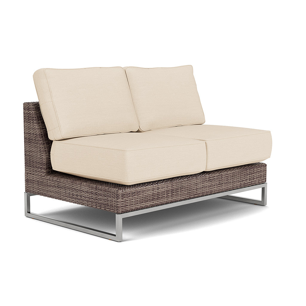 Palms Armless Loveseat Cushion Set