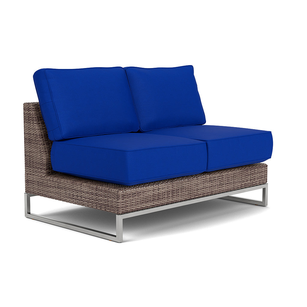 Palms Armless Loveseat Cushion Set