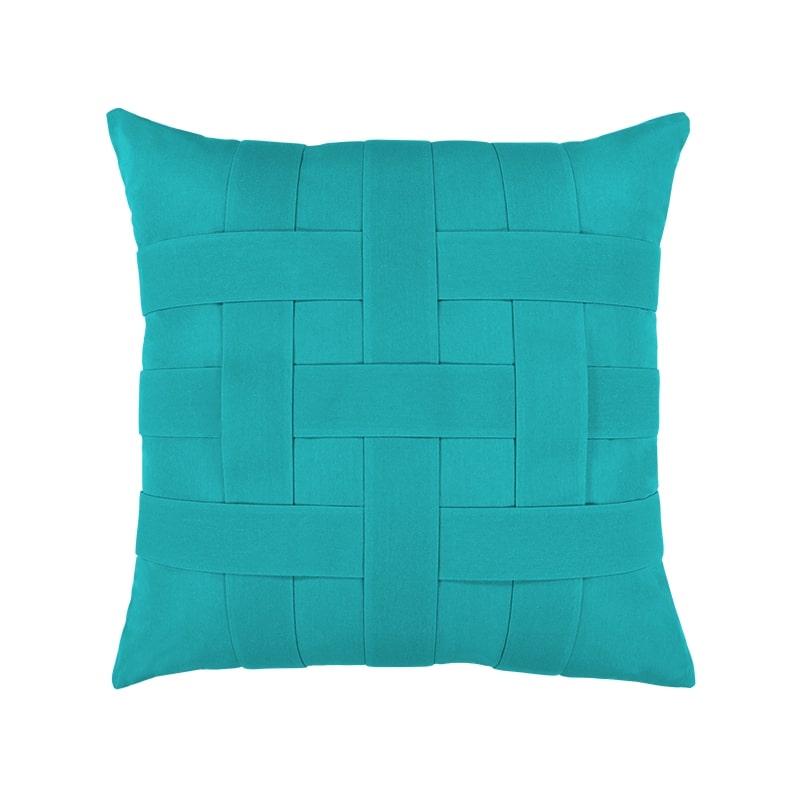 Elaine Smith Basketweave Square Pillow