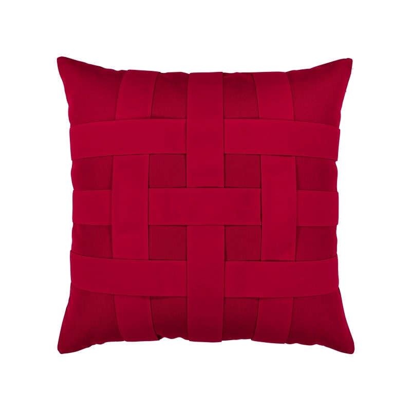 Elaine Smith Basketweave Square Pillow