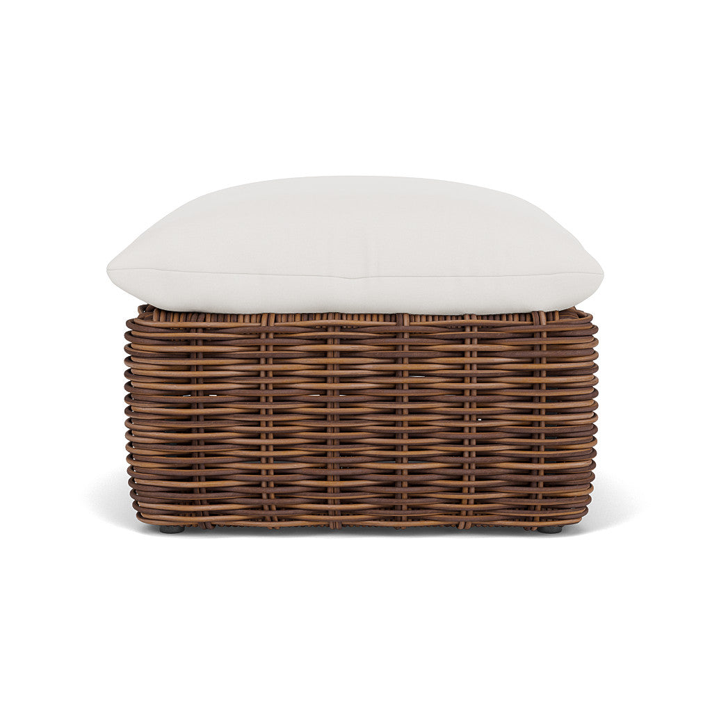 Azza Ottoman with Natural Cushion