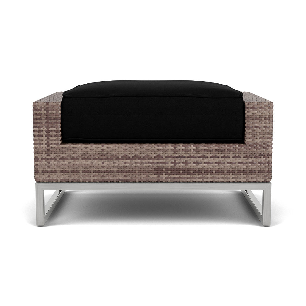 Palms Ottoman with Cushion