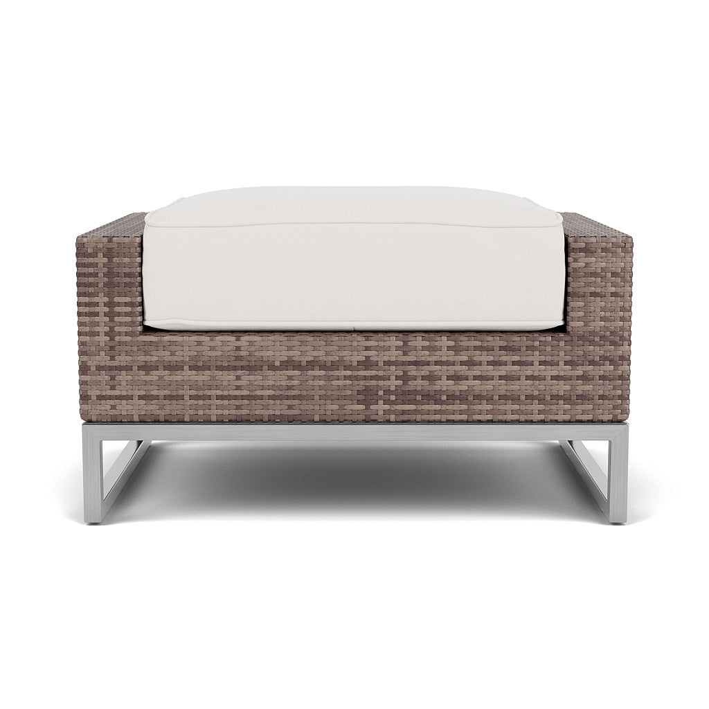 Palms Ottoman with Cushion