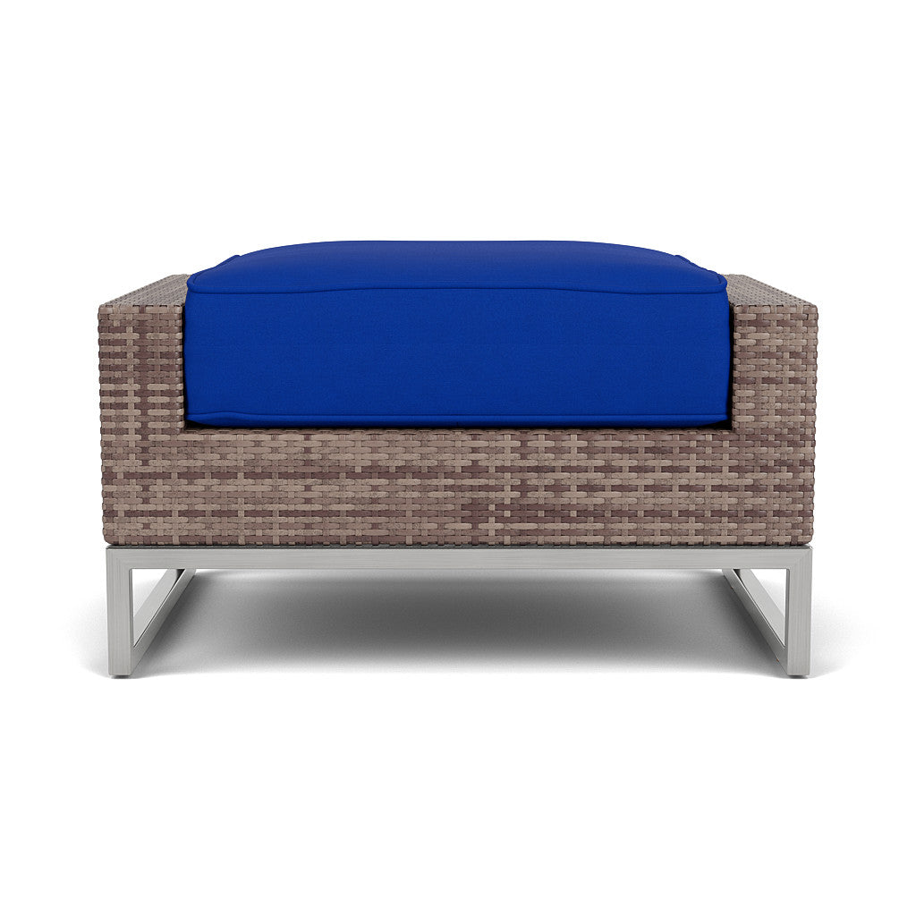 Palms Ottoman with Cushion