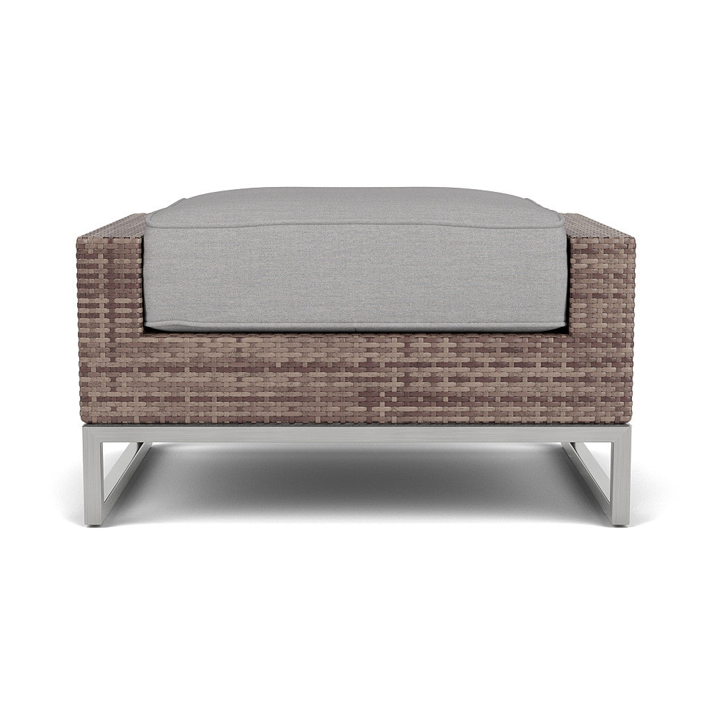 Palms Ottoman with Cushion