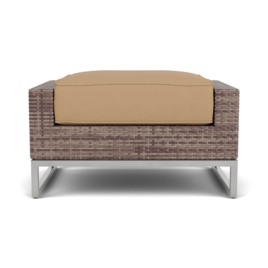 Palms Ottoman with Cushion
