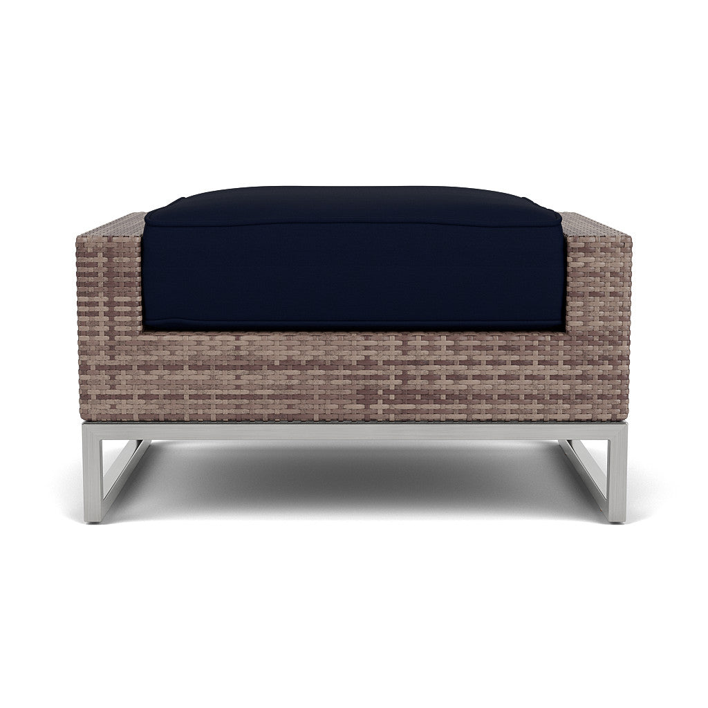 Palms Ottoman with Cushion