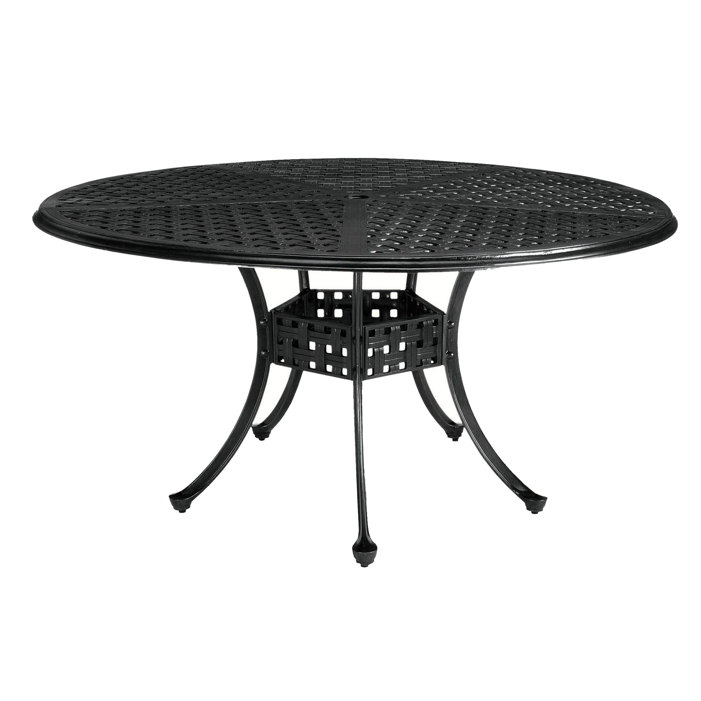 Double Lattice Round Dining Table