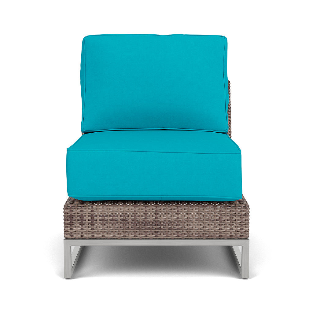 Palms Sectional Armless Chair with Cushion