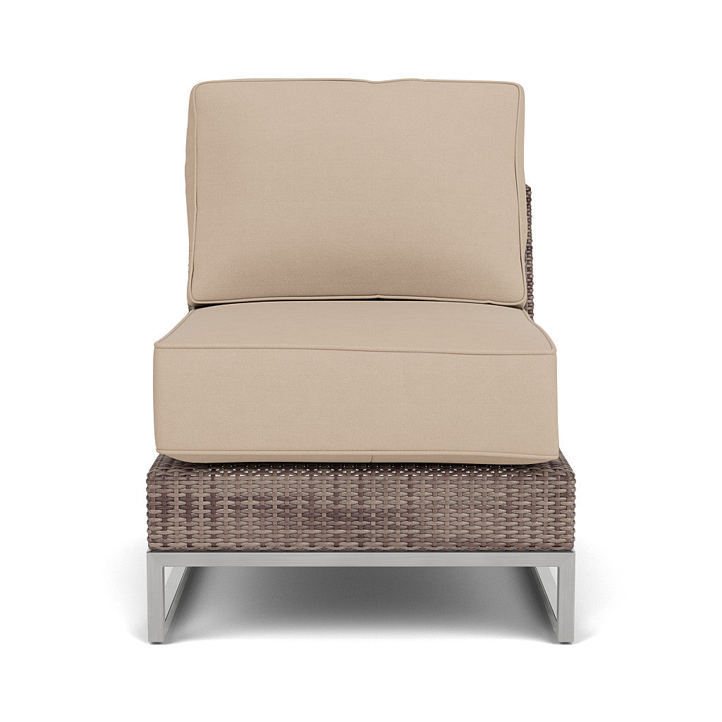 Palms Sectional Armless Chair with Cushion