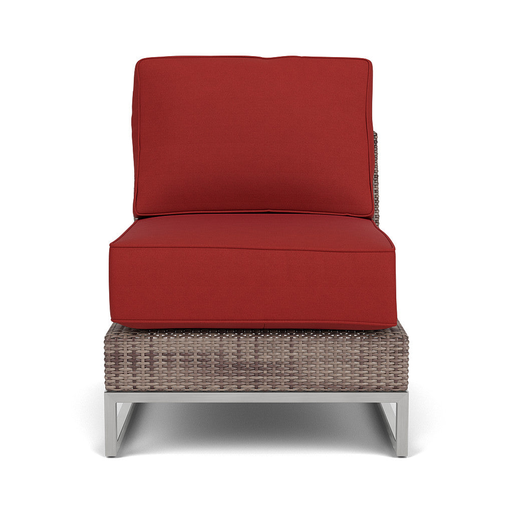 Palms Sectional Armless Chair with Cushion