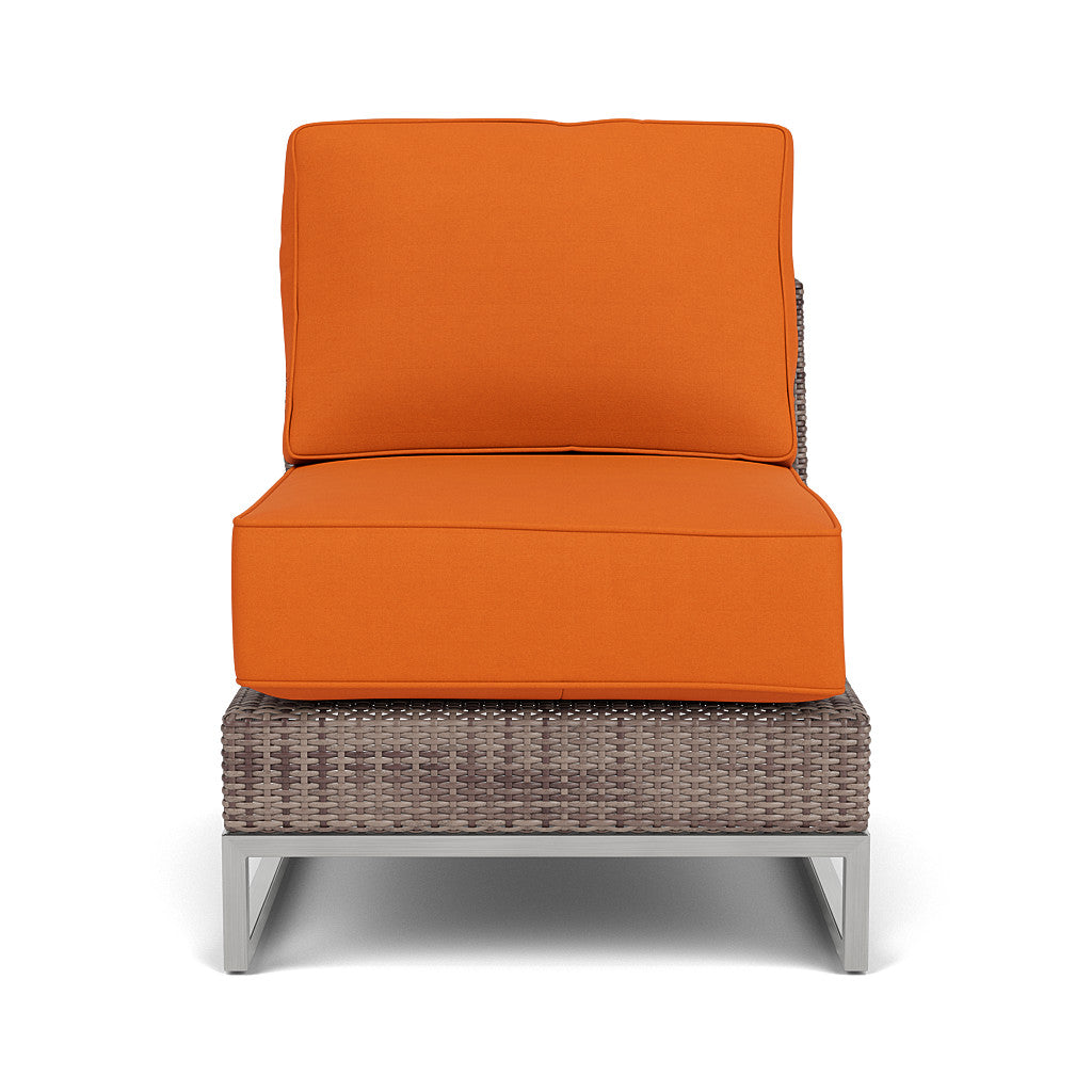 Palms Sectional Armless Chair with Cushion