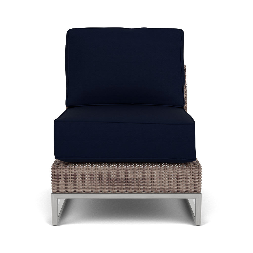 Palms Sectional Armless Chair with Cushion