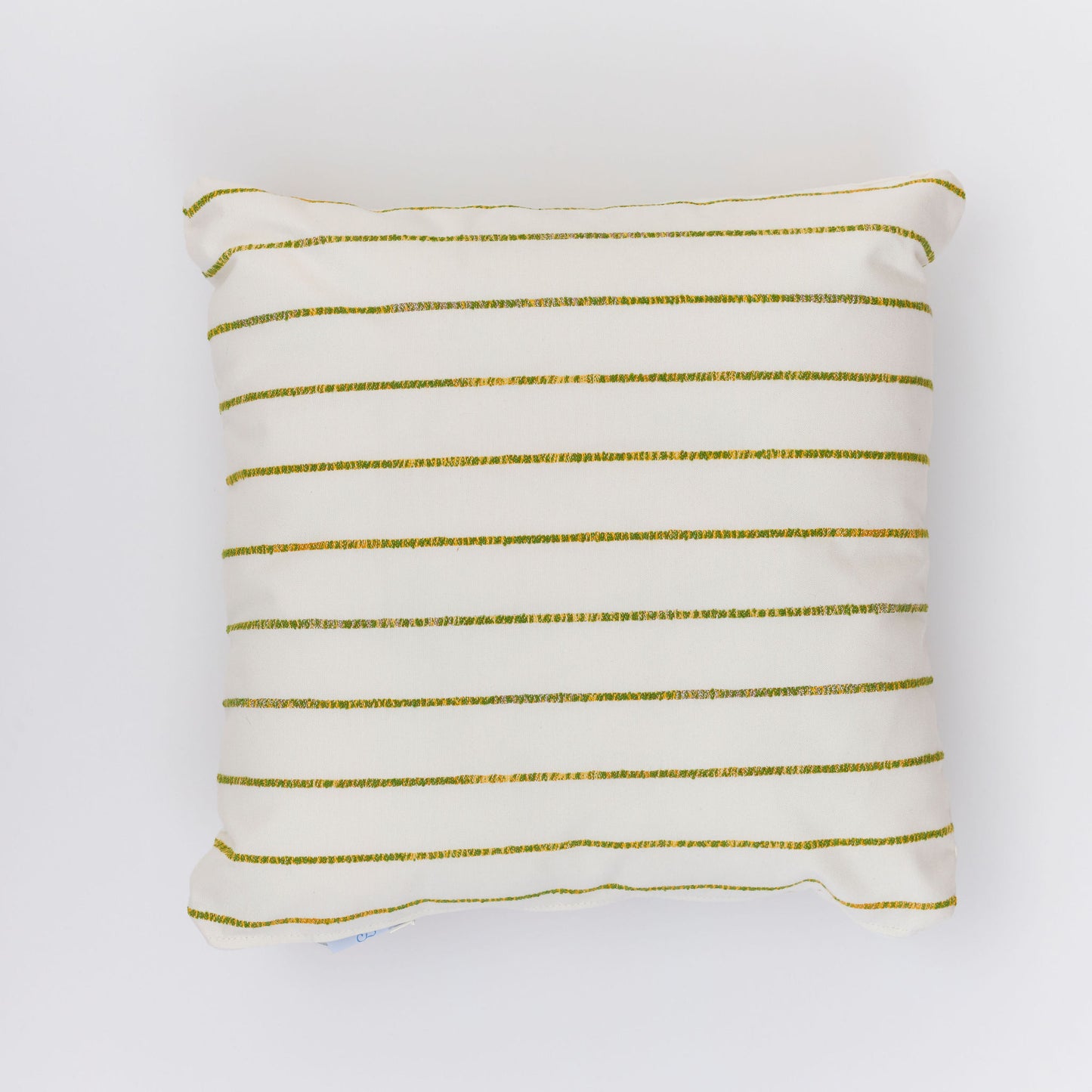 18" Pillow - 11 Highland Stripe Citrus - knife edge