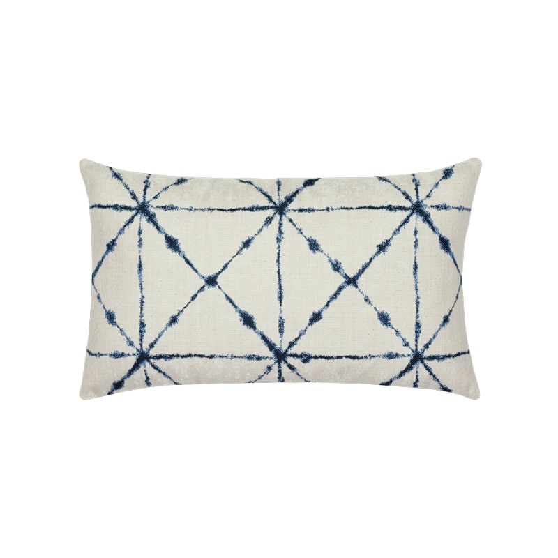 Elaine Smith Trilogy Indigo Lumbar Pillow- 12x20"