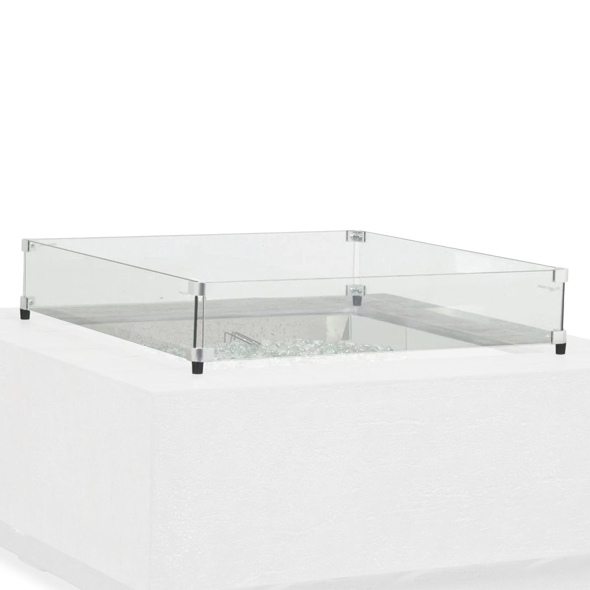 Conrad Square Glass Surround for Fire Table