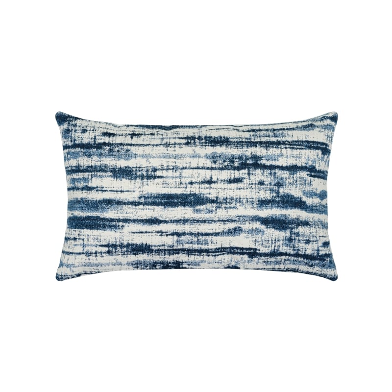 Elaine Smith Linear Indigo Lumbar Pillow-12x20"