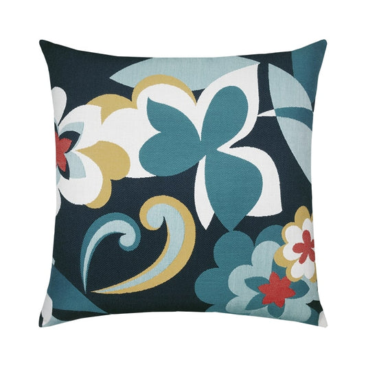 Elaine Smith Floral Impact  Square Pillow- 22x22"