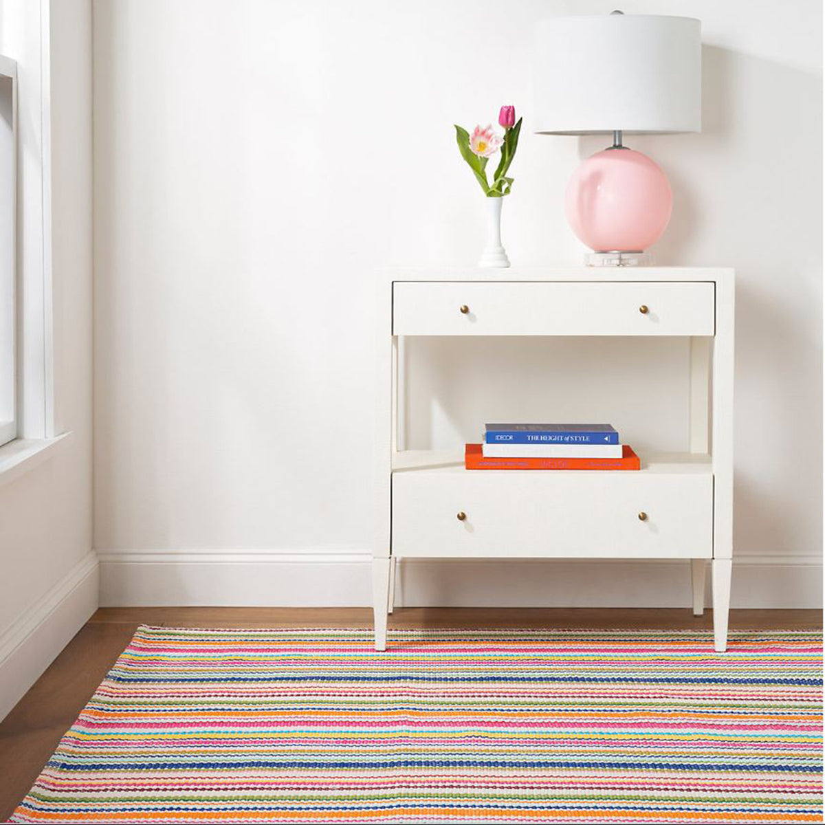 Dash & Albert Summer Stripe Handwoven Indoor/Outdoor Rug