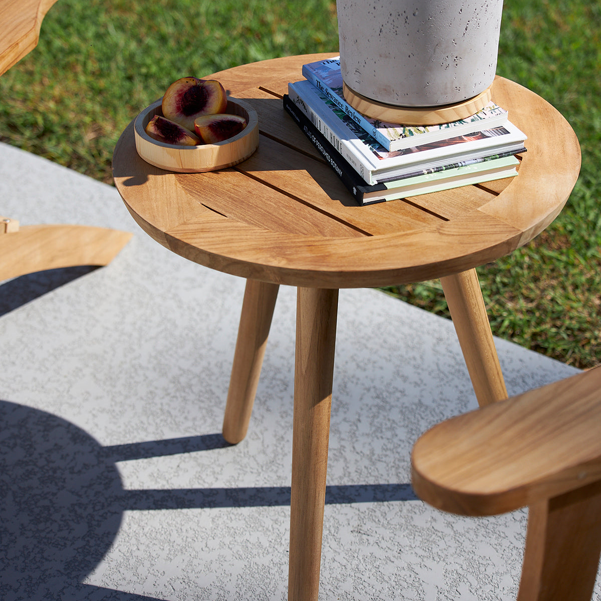 Thos Teak Side Table - Natural