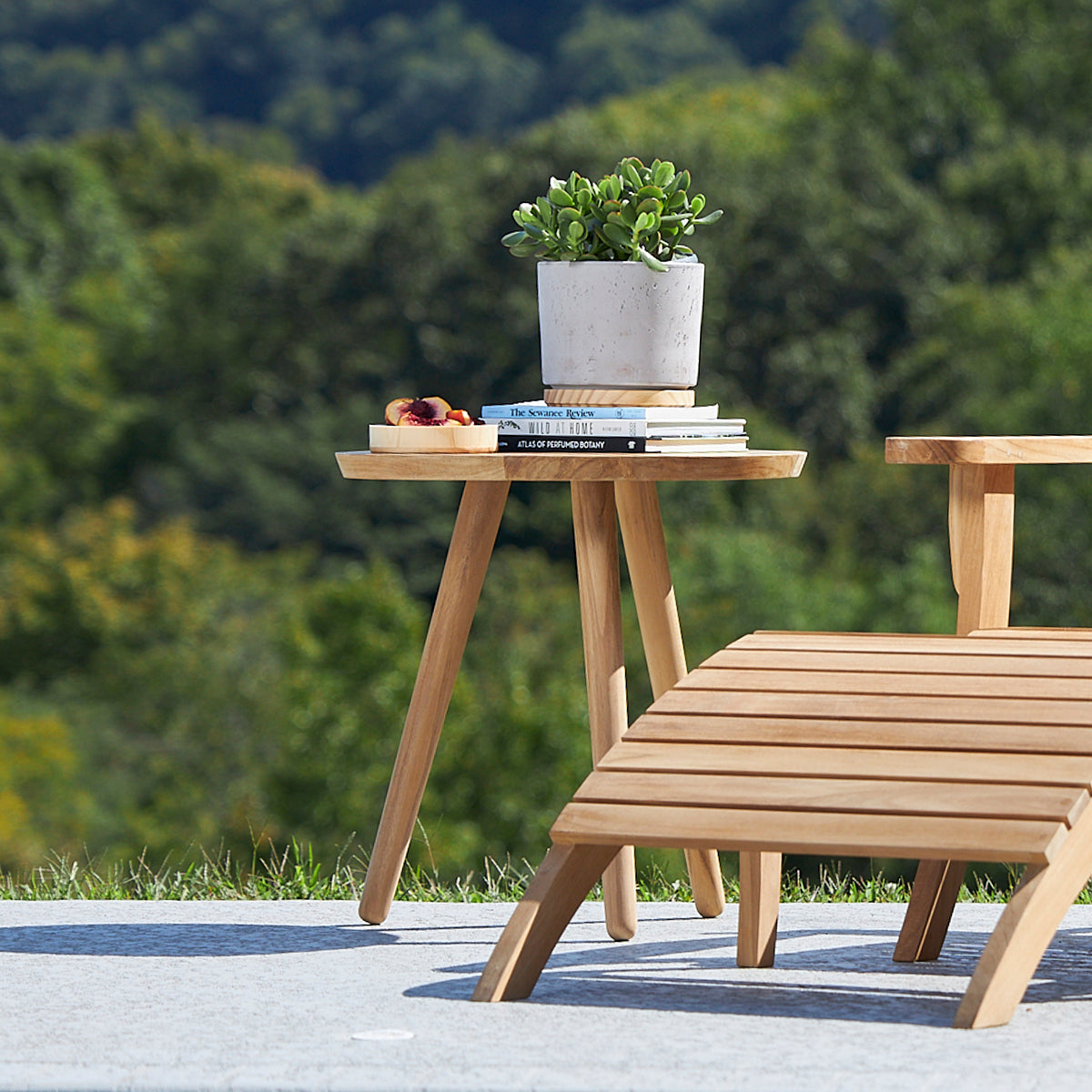 Thos Teak Side Table - Natural