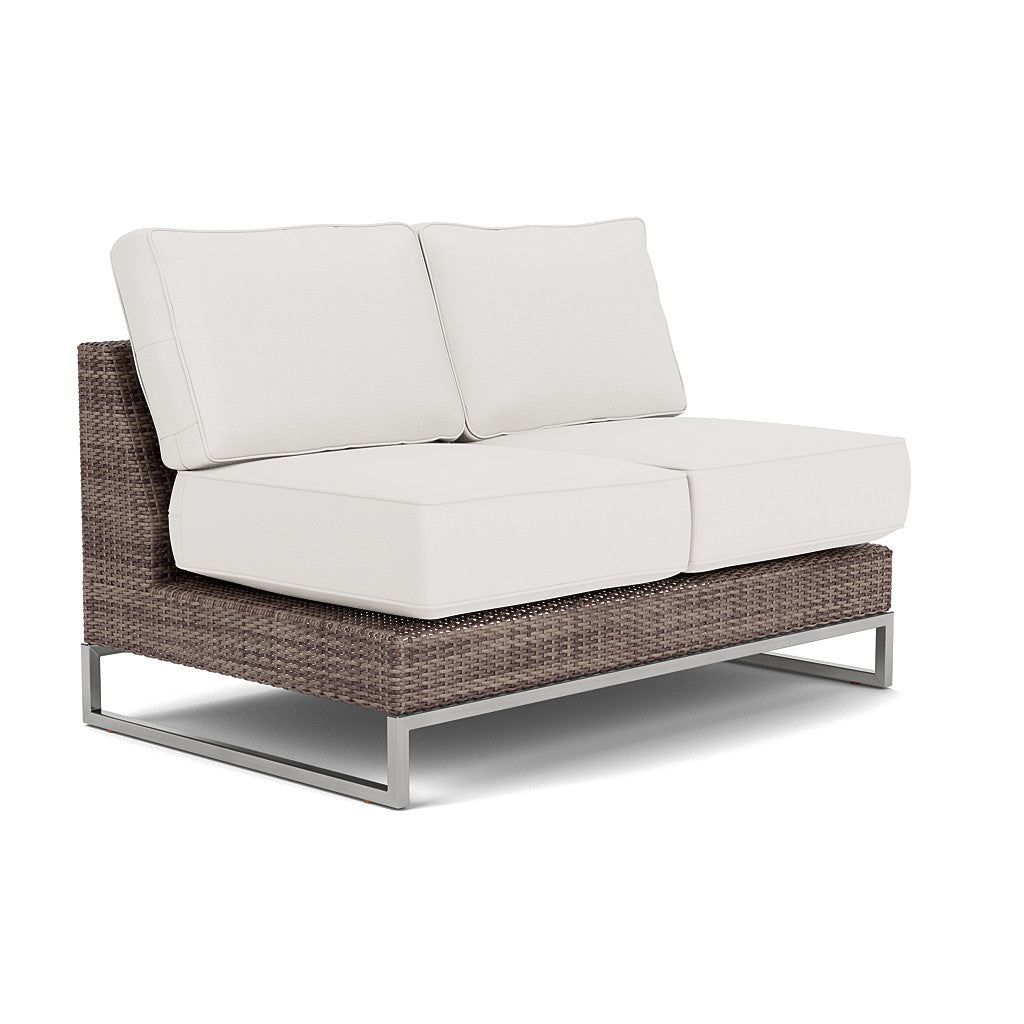 Palms Armless Loveseat Cushion Set