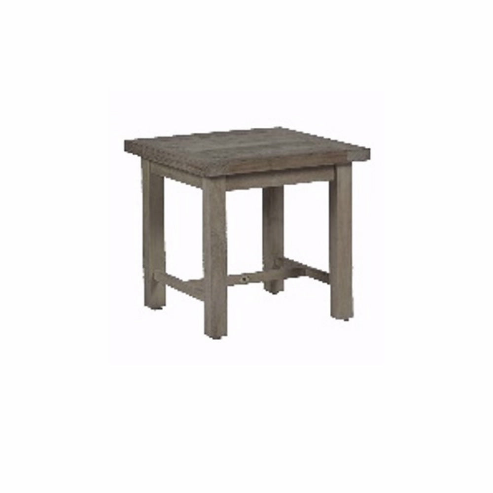 Azza Teak End Table - Oyster