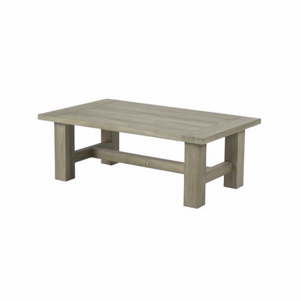 Azza Rectangular Teak Coffee Table - Oyster