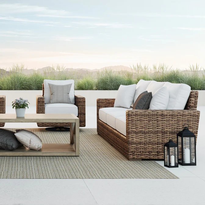 Santa Clara 3-Seat Sofa with Cushions