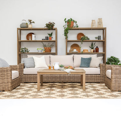 Santa Clara 3-Seat Sofa with Cushions