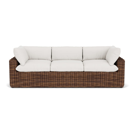 Azza 3-Seat Sofa with Natural Cushions
