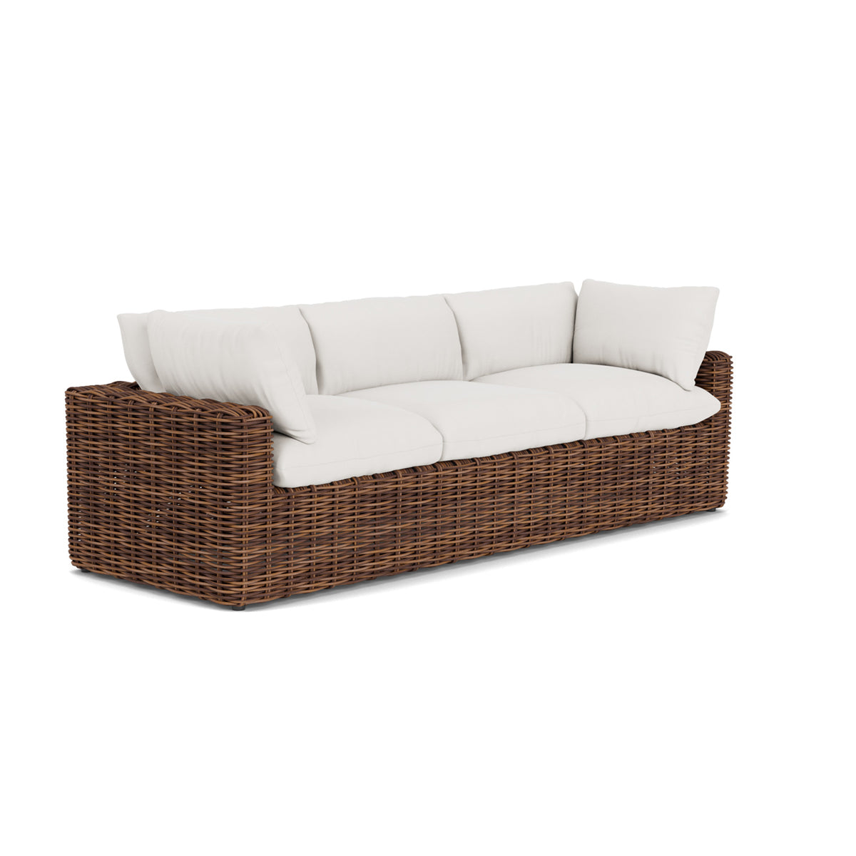 Azza 3-Seat Sofa with Natural Cushions