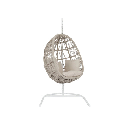 Luna Hanging Chair with Stand and Cushions