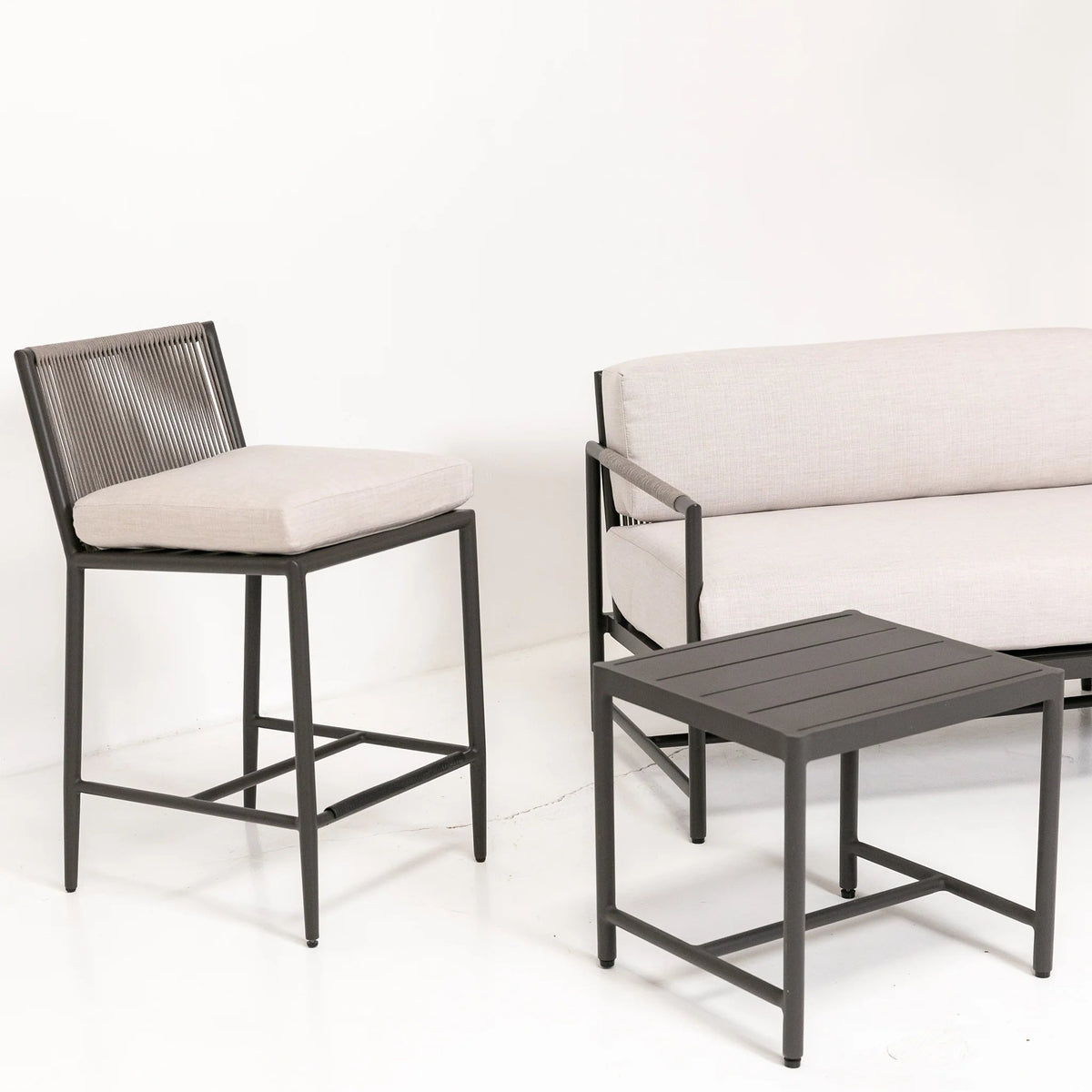 Corfu Counter Stool with Cushion