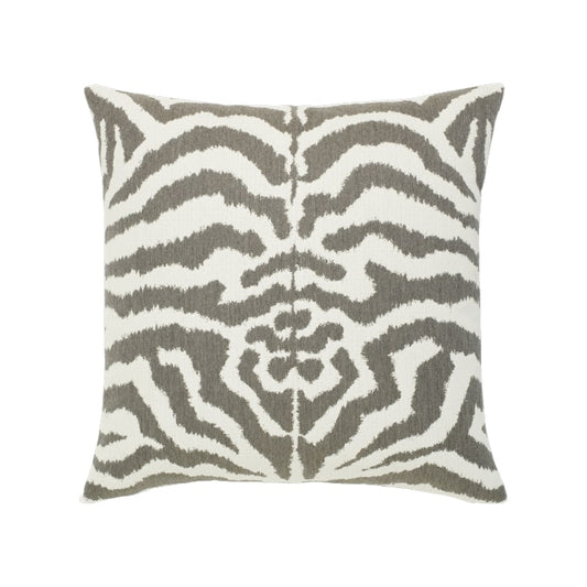 Elaine Smith Zebra Gray  Square Pillow