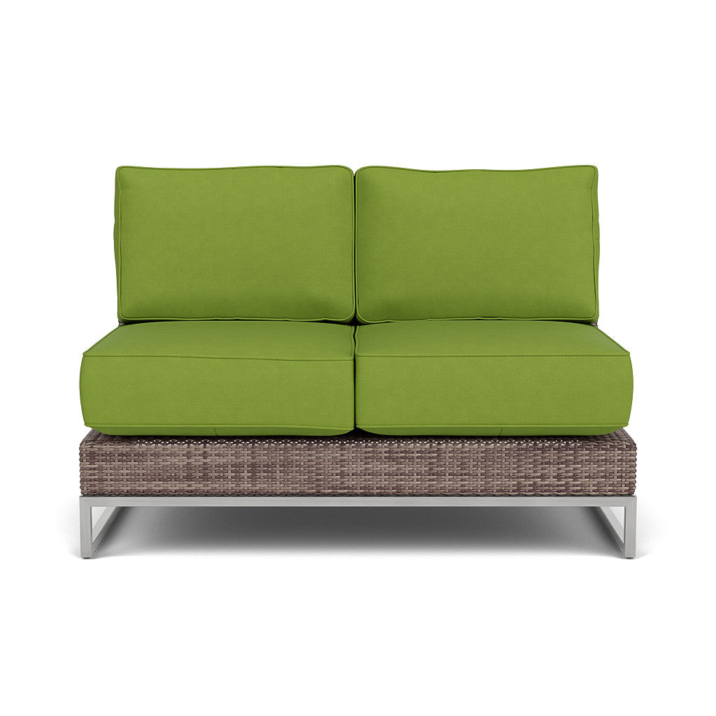 Palms Armless Loveseat with Cushion