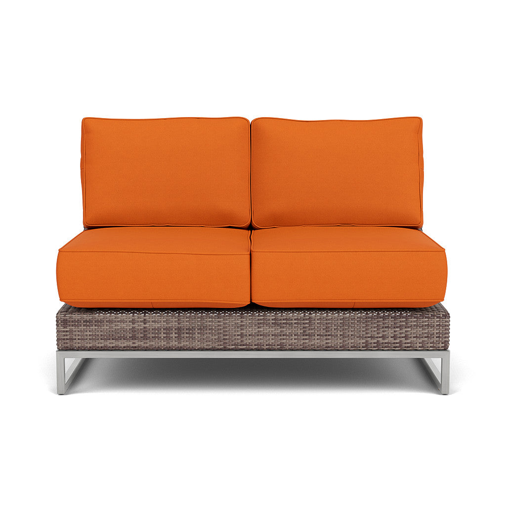 Palms Armless Loveseat with Cushion